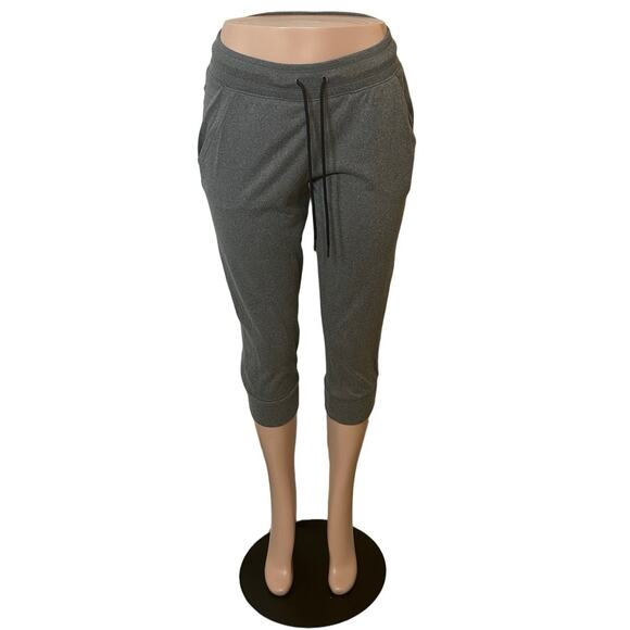 Under Armour Capri Joggers Sporty Gray HeatGear Active Lounge Pant S - Picture 1 of 5